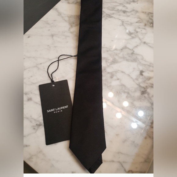 Saint Laurent Satin Tie (READ DETAILS) - Picture 8 of 9